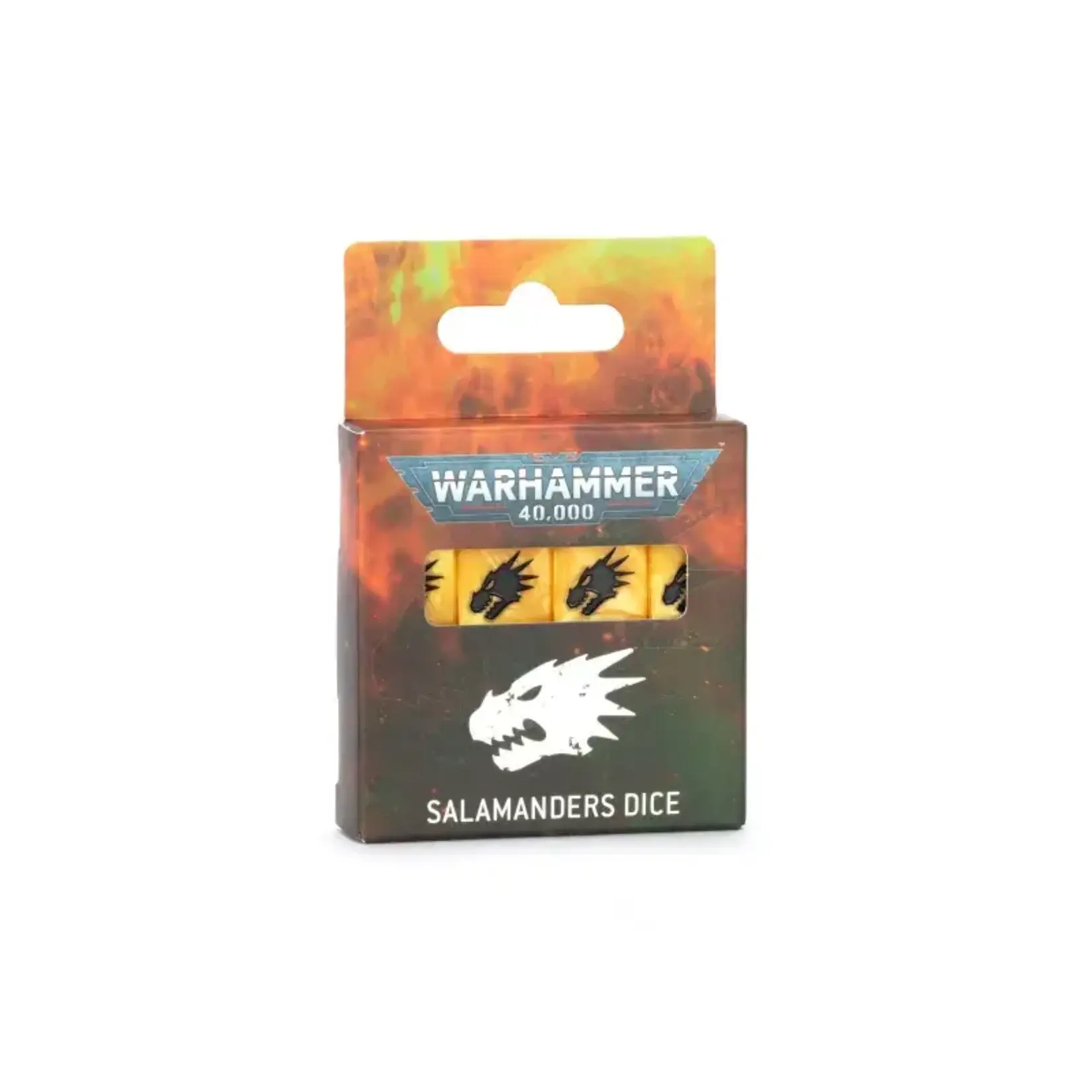 Games Workshop Warhammer 40k: Salamanders – Dice Set