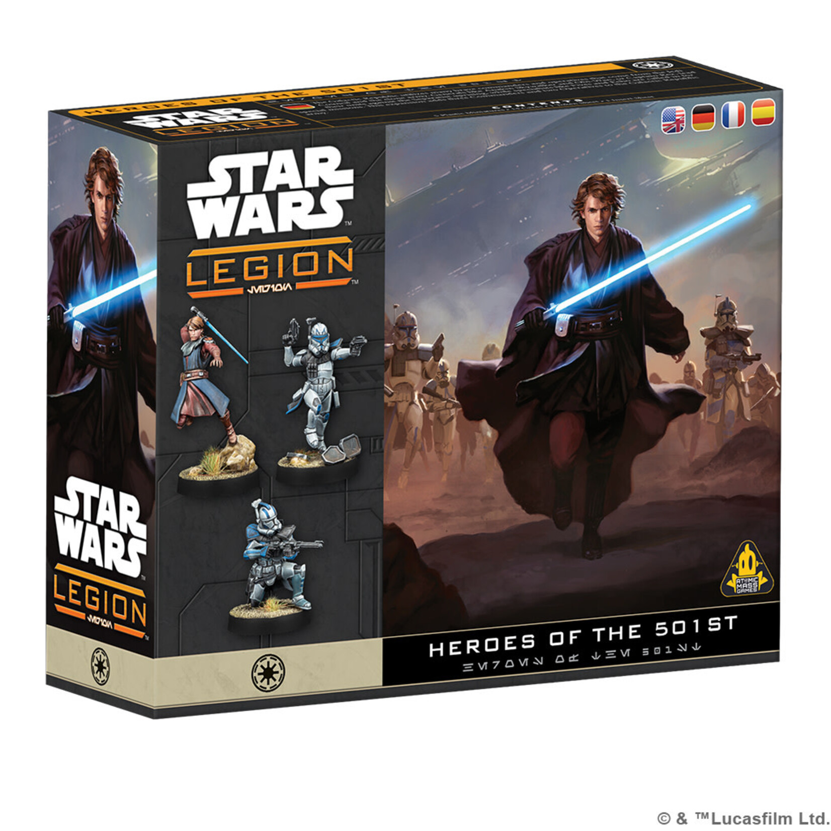 Atomic Mass Games Star Wars Legion: Republic – Heroes of the Clone Army Character Pack