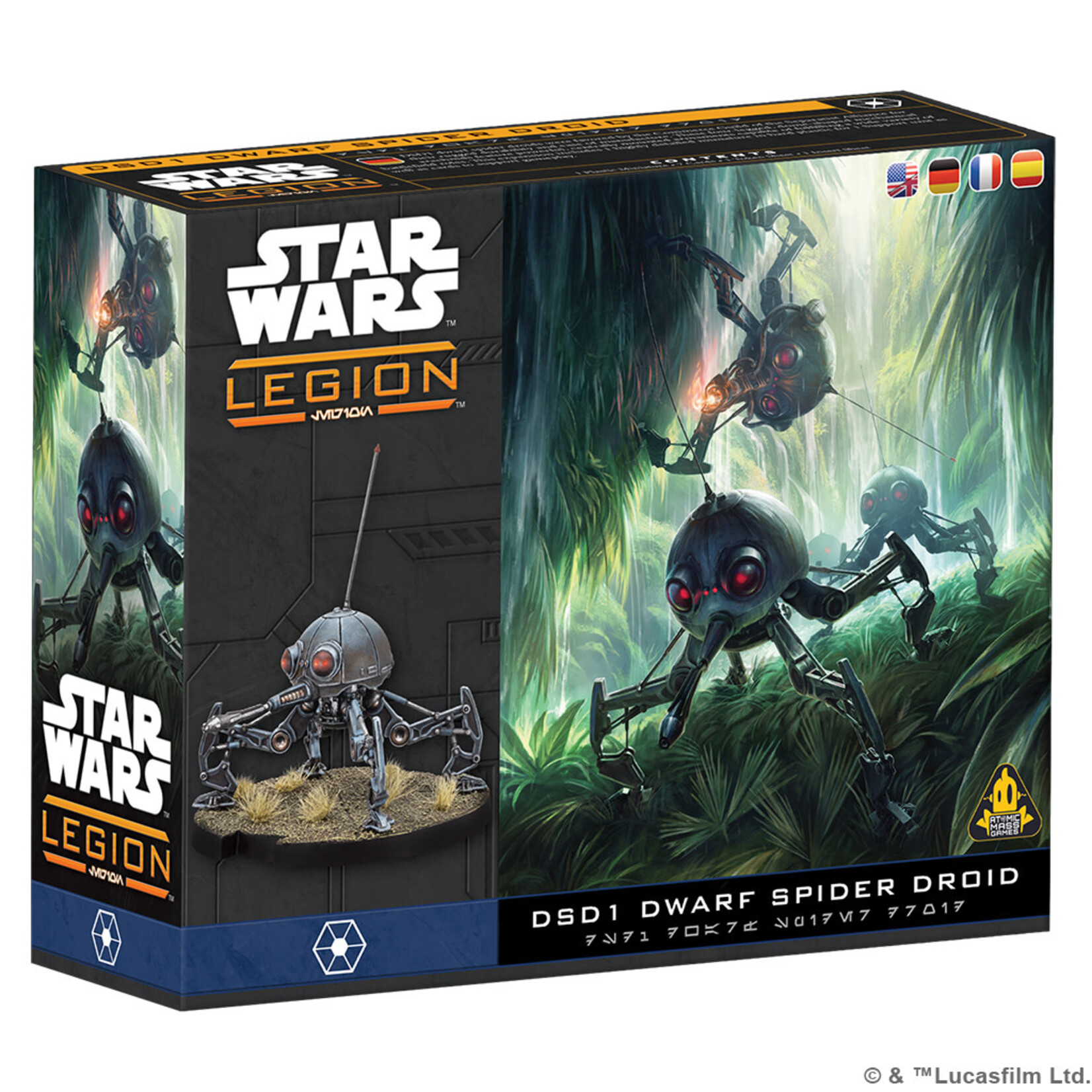 Atomic Mass Games Star Wars Legion: Separatists - DSD1 Dwarf Spider Droid Unit Expansion