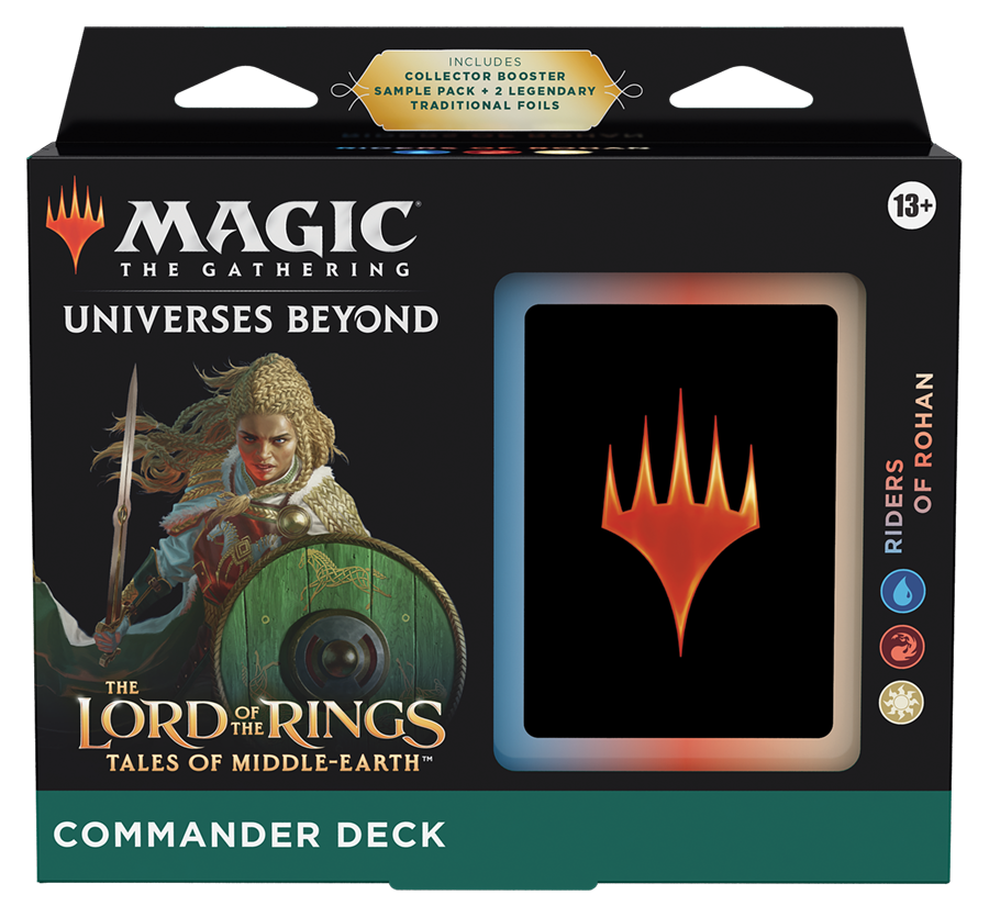 Wizards of the Coast Magic the Gathering: The Lord of the Rings: Tales of  Middle-earth Commander Deck - Riders of Rohan