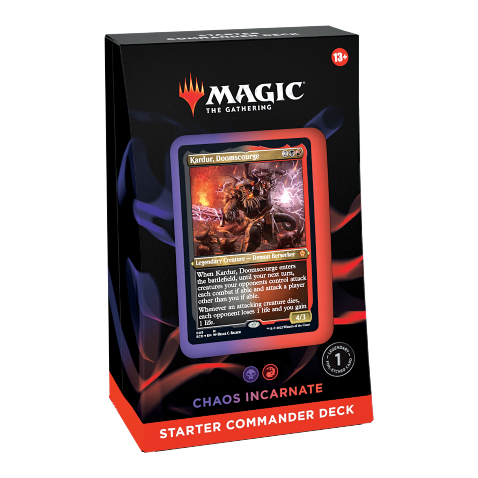 Wizards of the Coast Magic the Gathering: 2022 Commander Starter Deck - Chaos Incarnate