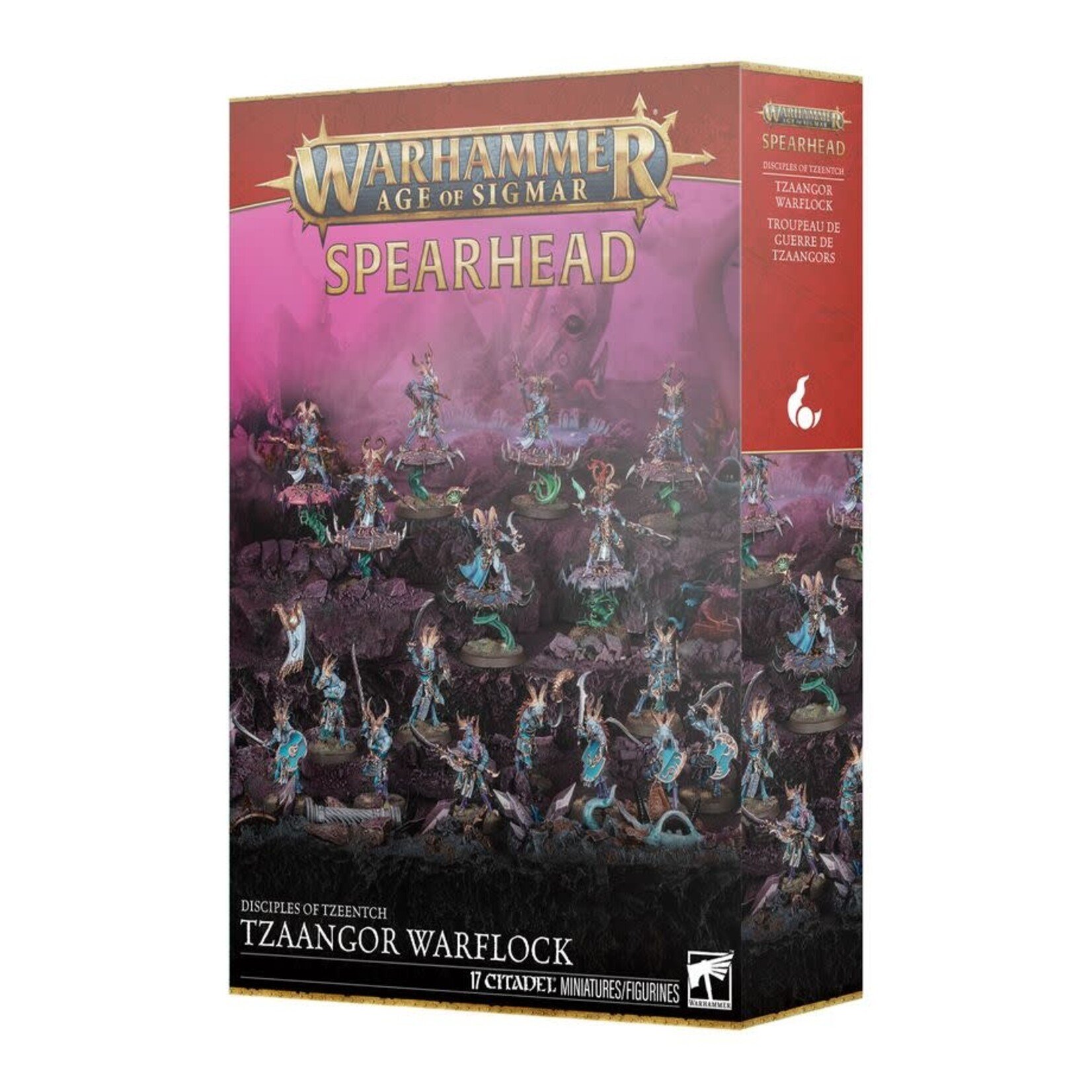 Games Workshop Warhammer Age of Sigmar: Desciples of Tzeentch – Tzaangor Warflock Spearhead (2026)