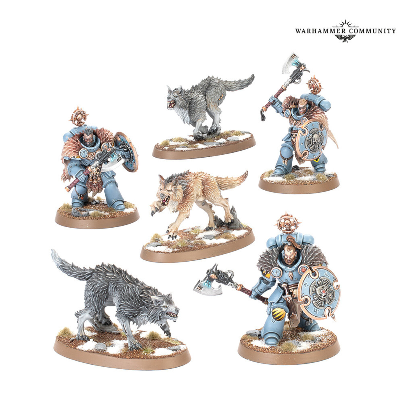 Games Workshop Warhammer 40k: Space Wolves - Wolf Guard Headtakers