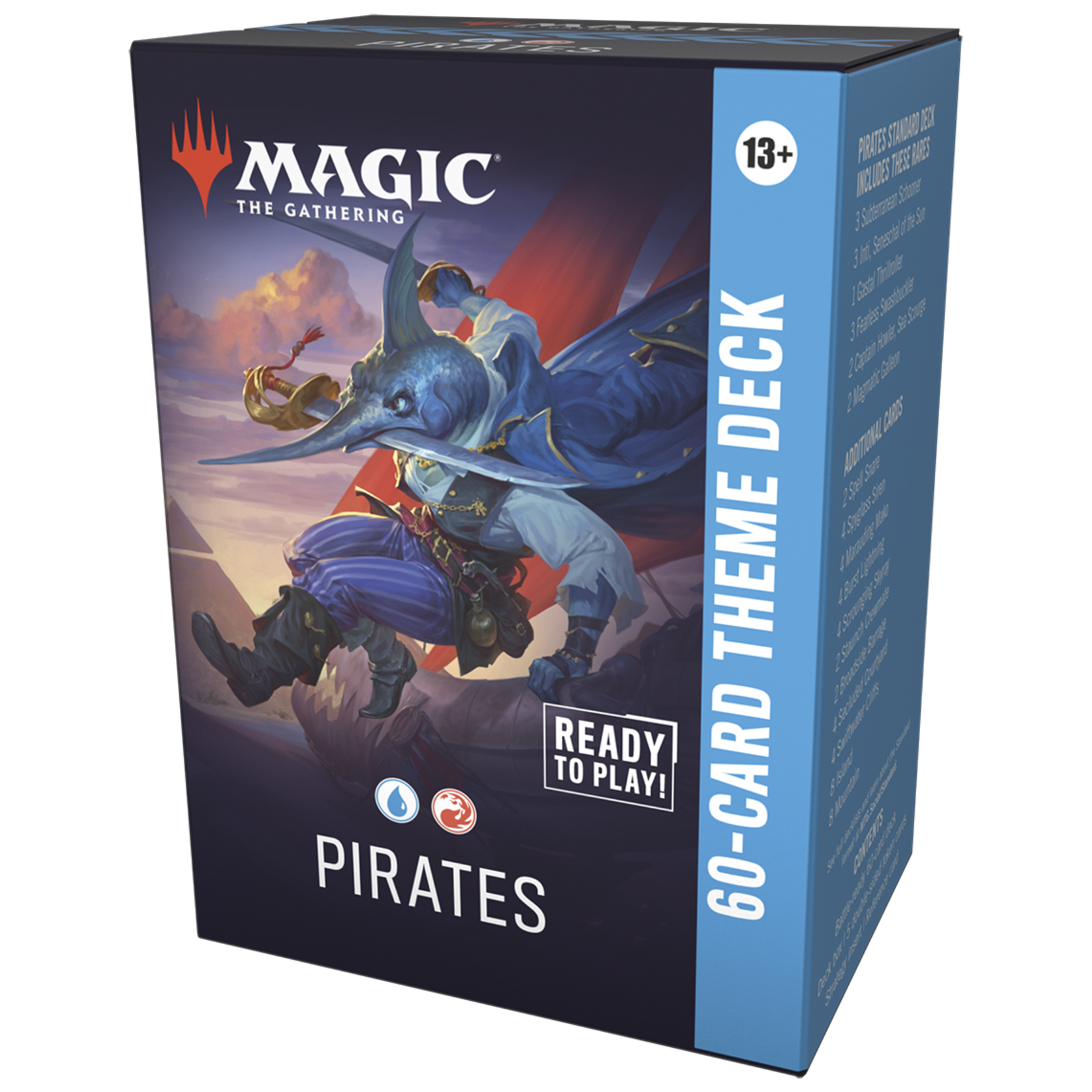 Wizards of the Coast Magic the Gathering: 60-Card Theme Deck - Pirates