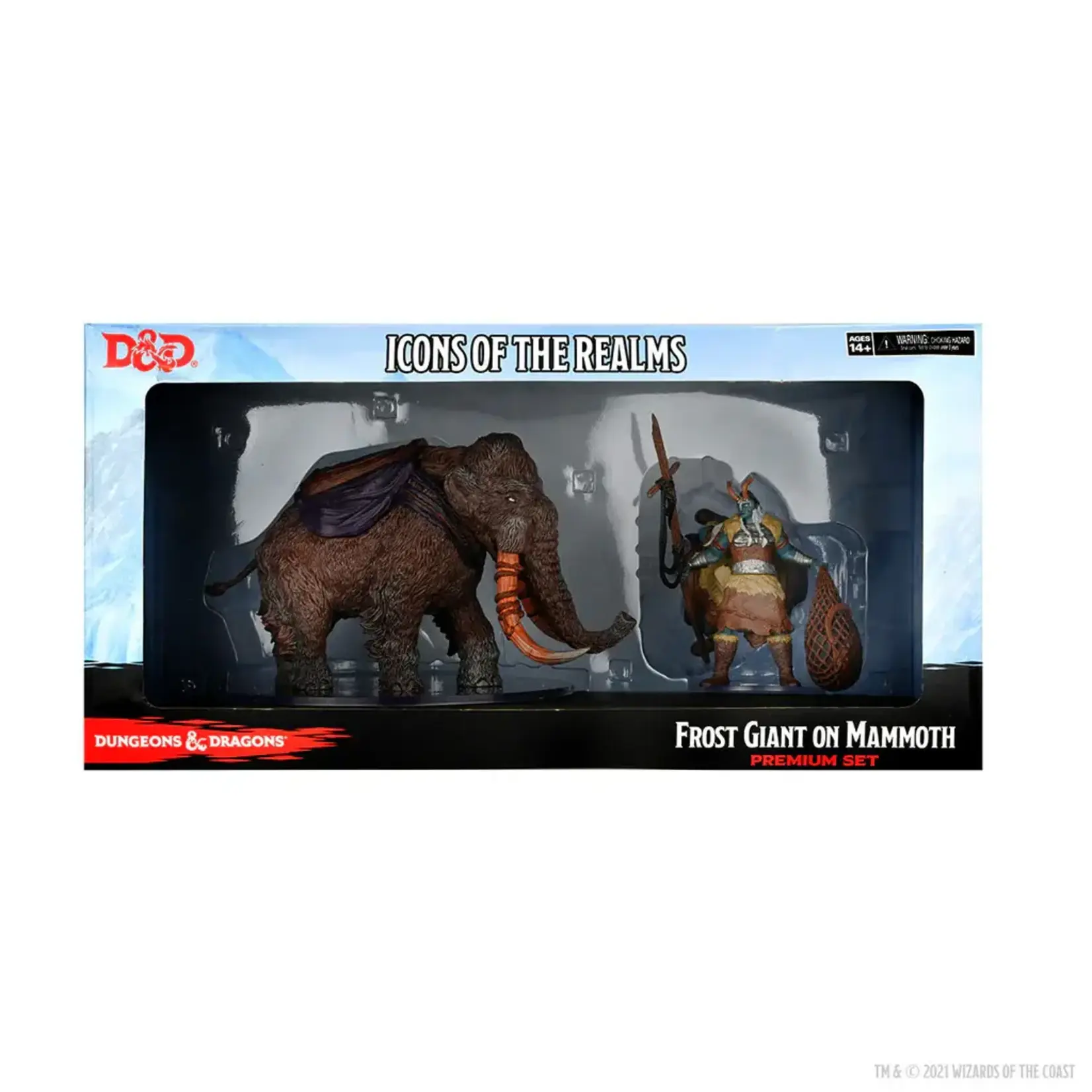 WizKids Dungeons & Dragons: Icons of the Realms: Snowbound Frost Giant On Mammoth
