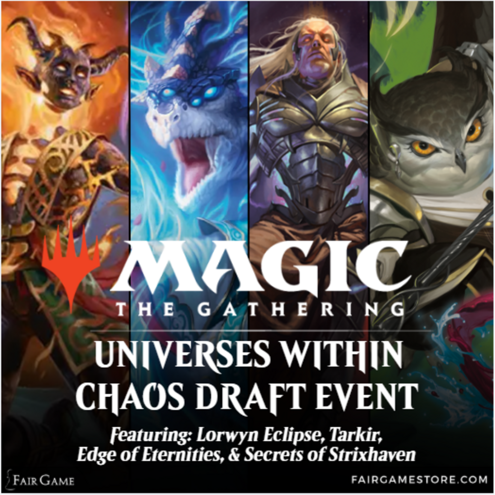 Wizards of the Coast Admission: Magic the Gathering Universes Within Chaos Draft - Geneva, Saturday May 9th (5:00 PM)