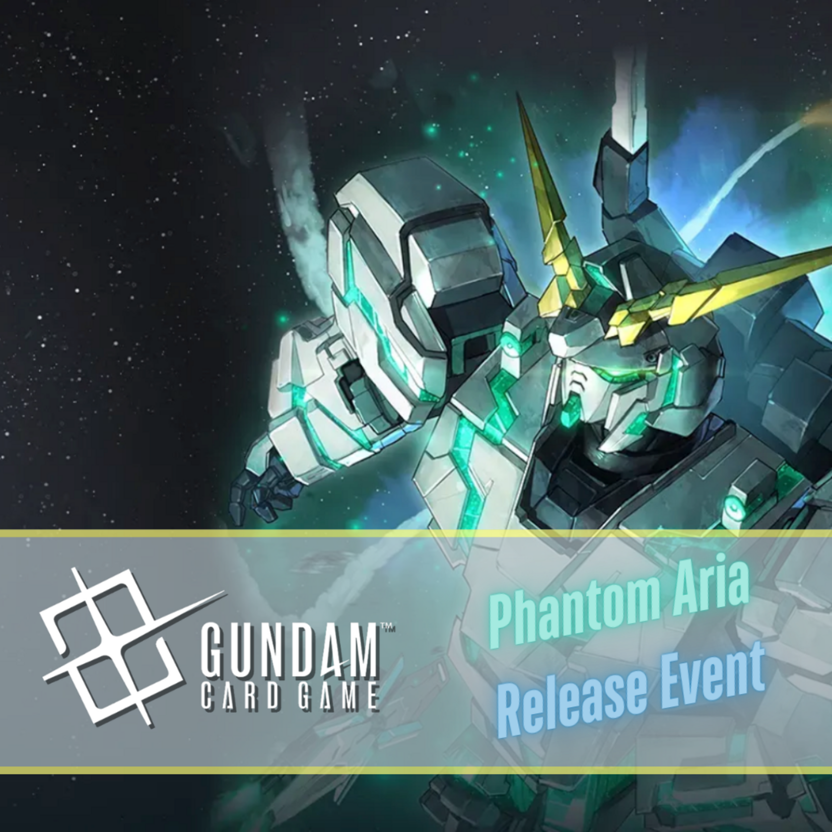 Fair Game Admission: Gundam TCG - Phantom Aria (GD04)  Sealed Release Event: (Geneva 4/25, 12:30 pm)