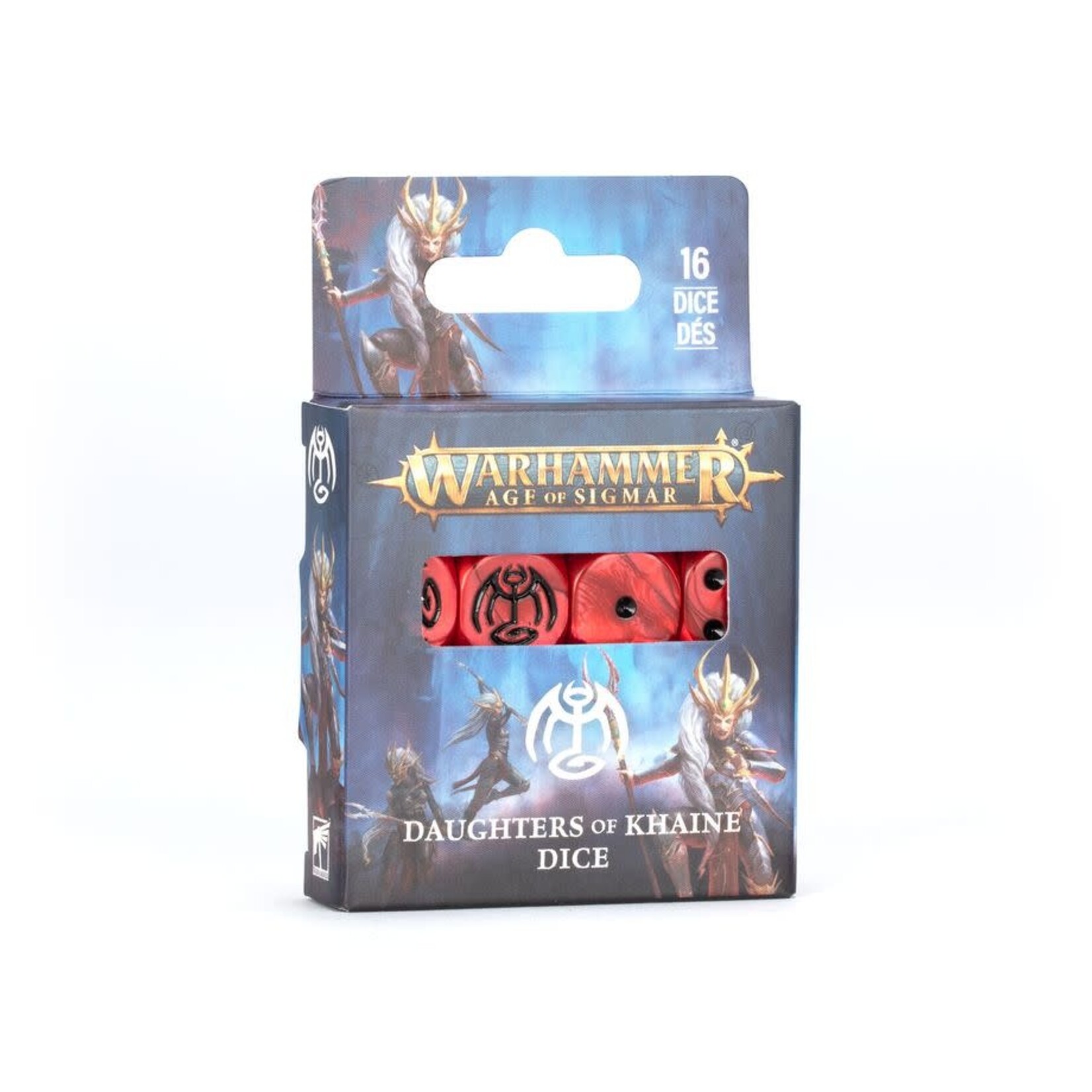 Games Workshop Warhammer Age of Sigmar: Daughters of Khaine – Dice Set (2026)