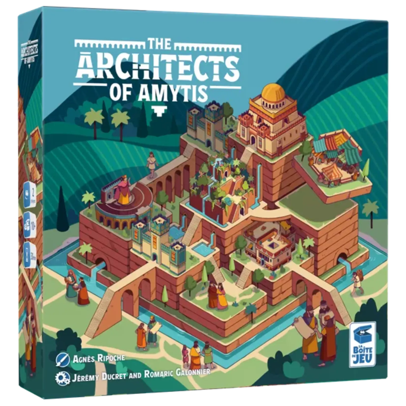 la boite du jeu The Architects of Amytis