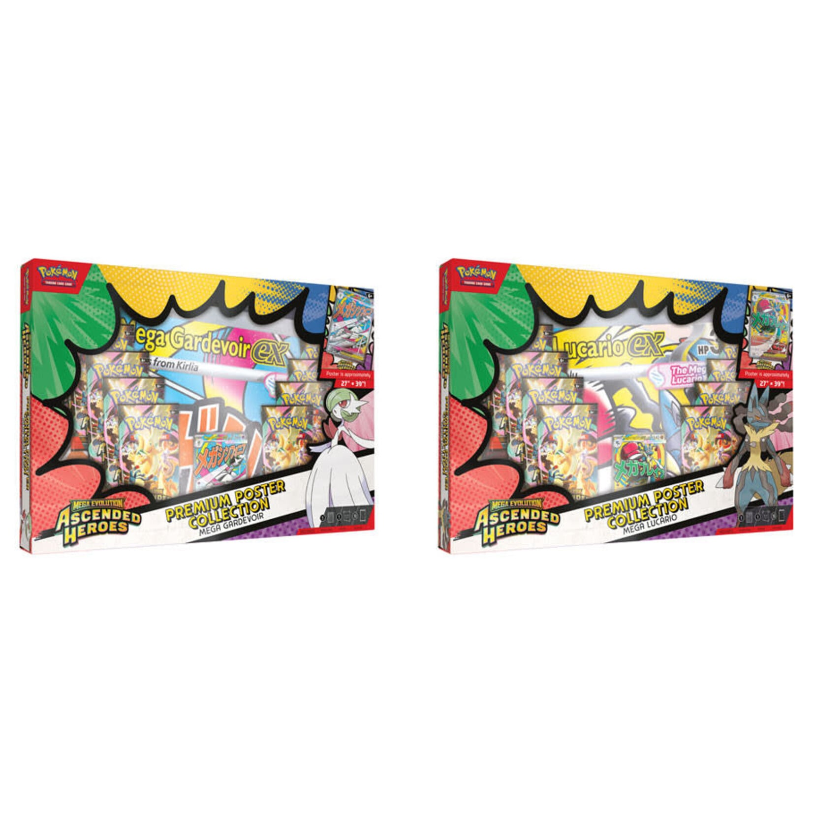 Pokemon International !Pokémon TCG: Mega Evolution 2.5: Ascended Heroes: Premium Poster Collection