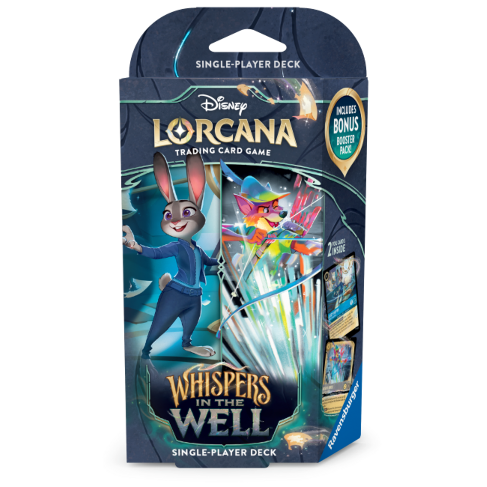 Ravensburger Lorcana: Whispers in the Well  - Starter Deck: Sapphire & Steel