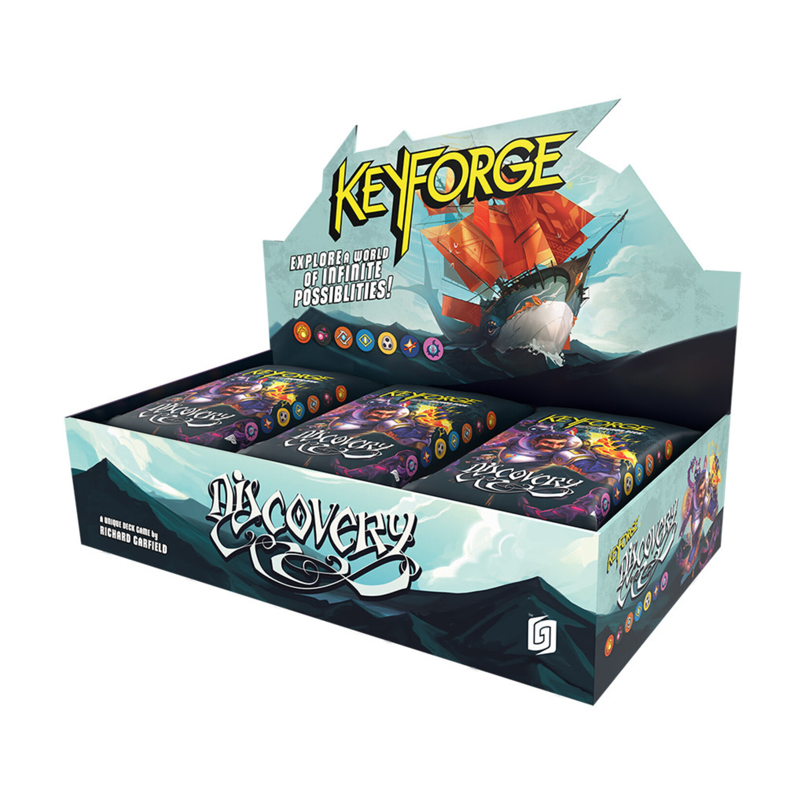 Ghost Galaxy KeyForge: Discovery Deck Display