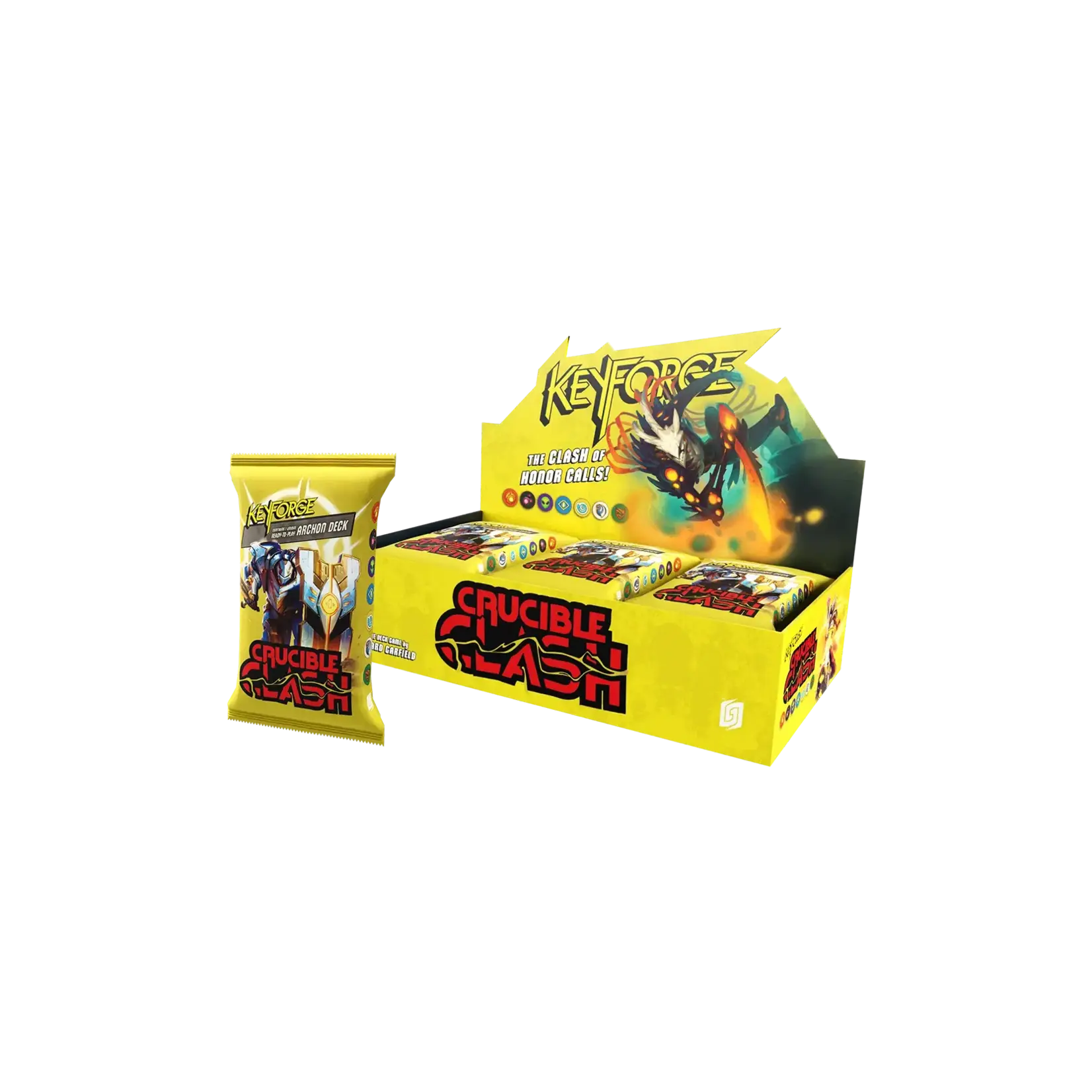 Ghost Galaxy !KeyForge: Crucible Clash Deck Display