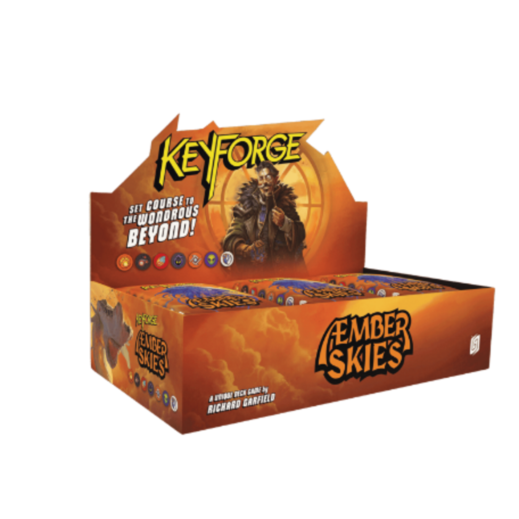 Ghost Galaxy KeyForge: Aember Skies Deck Display