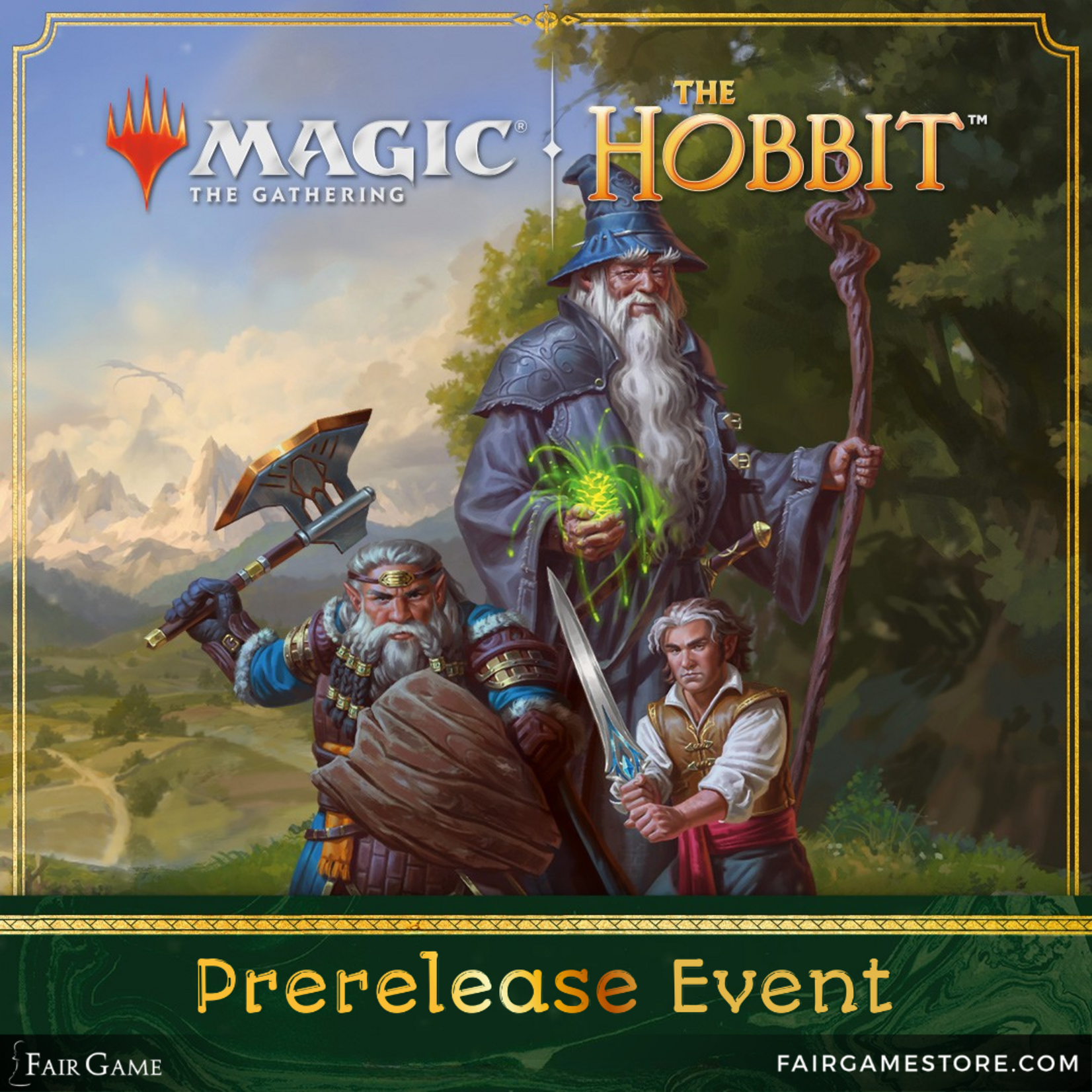 Wizards of the Coast Admission: Magic the Gathering - The Hobbit: Sealed Prerelease - Geneva, Saturday Aug 8th (1:00 PM)