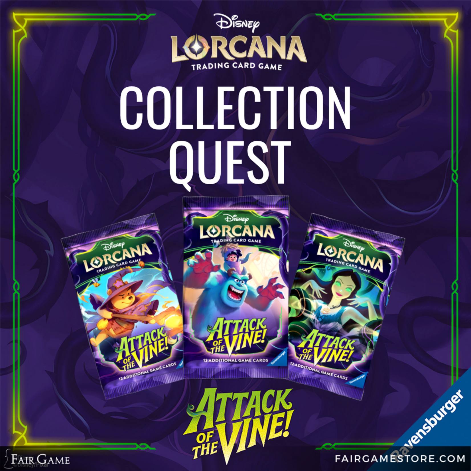 Fair Game Admission: Disney Lorcana - Attack of the Vine: Collection Quest - Geneva (Saturday 8/15, 5:00pm)