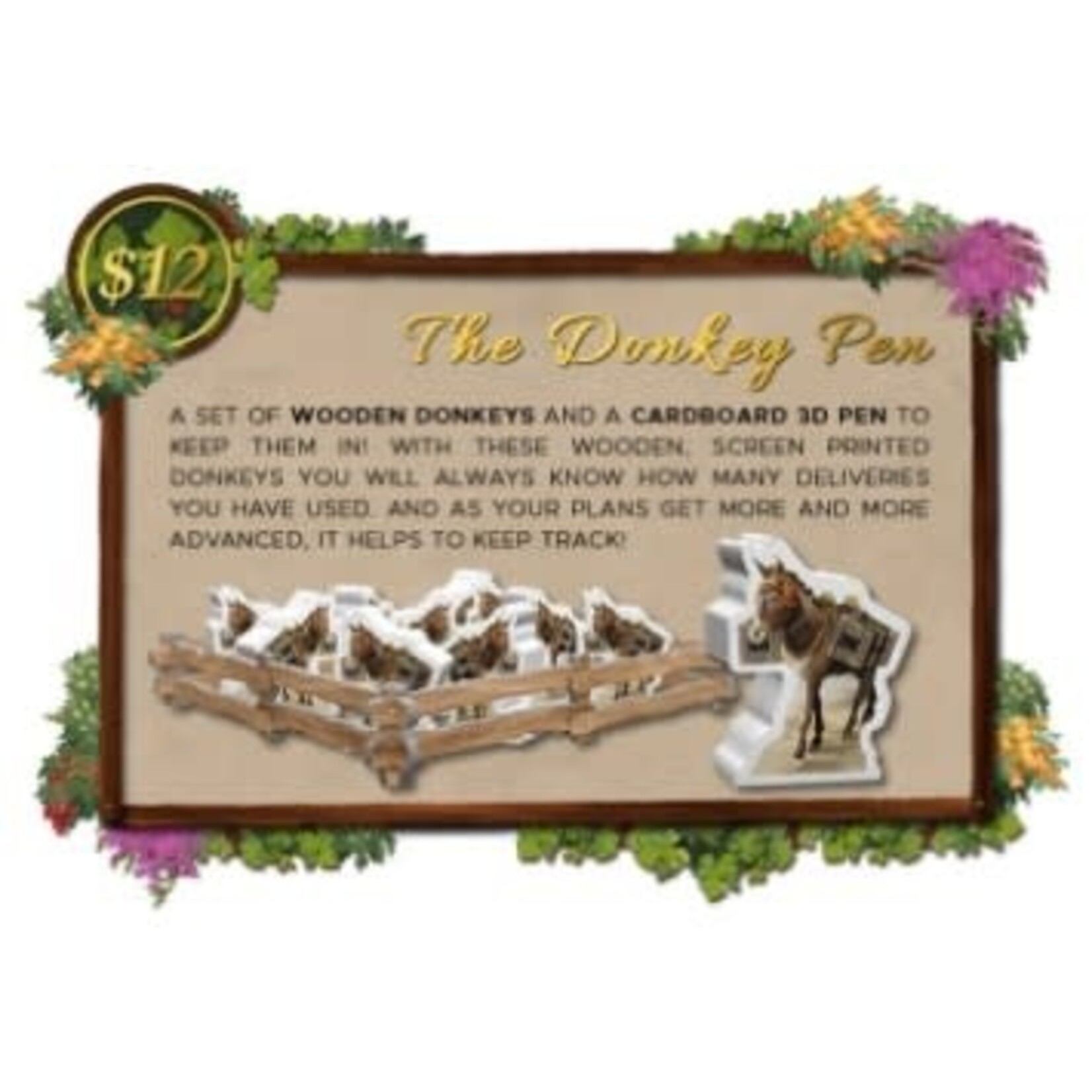 Board and Dice La Granja: Donkey Pen expansion