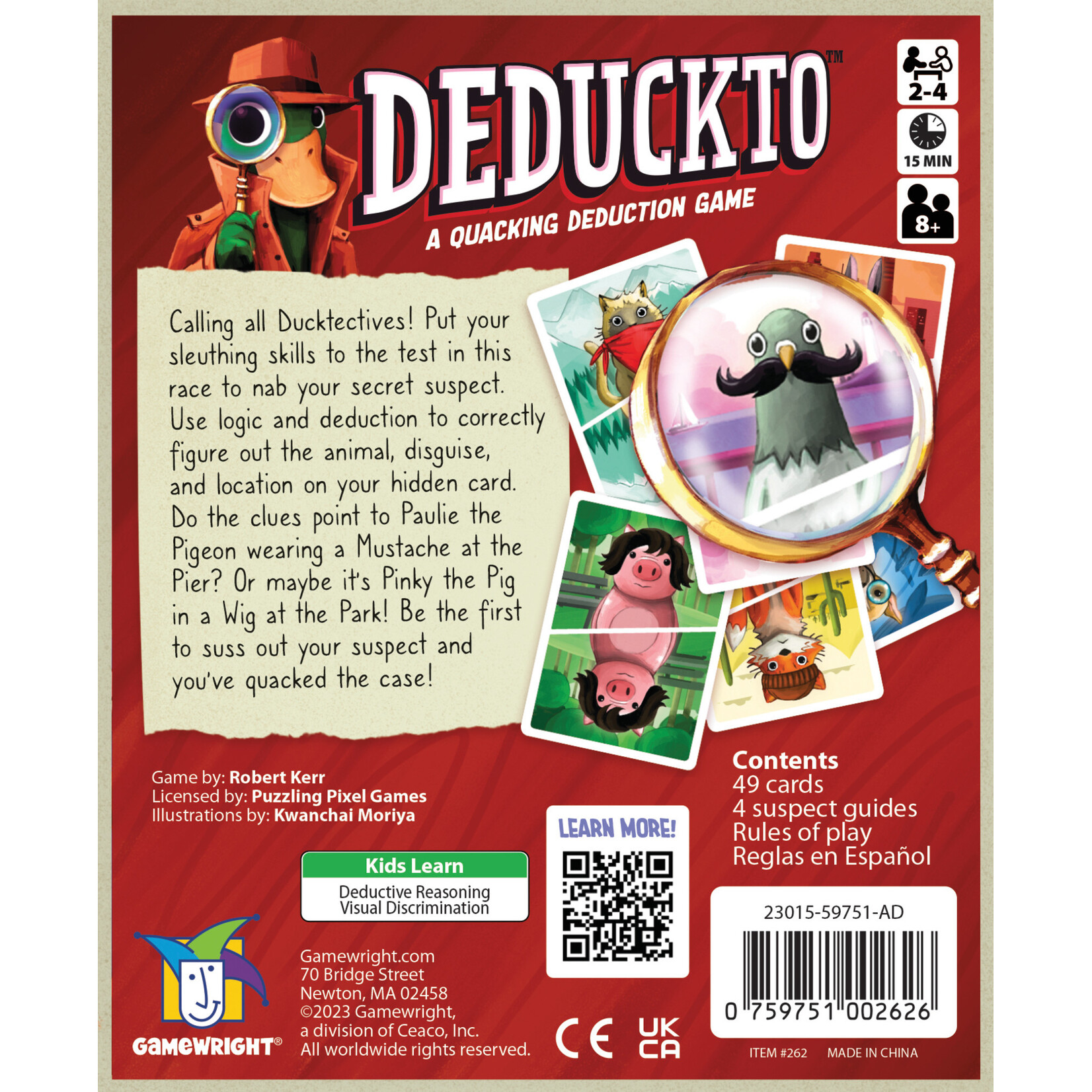 Gamewright Deduckto