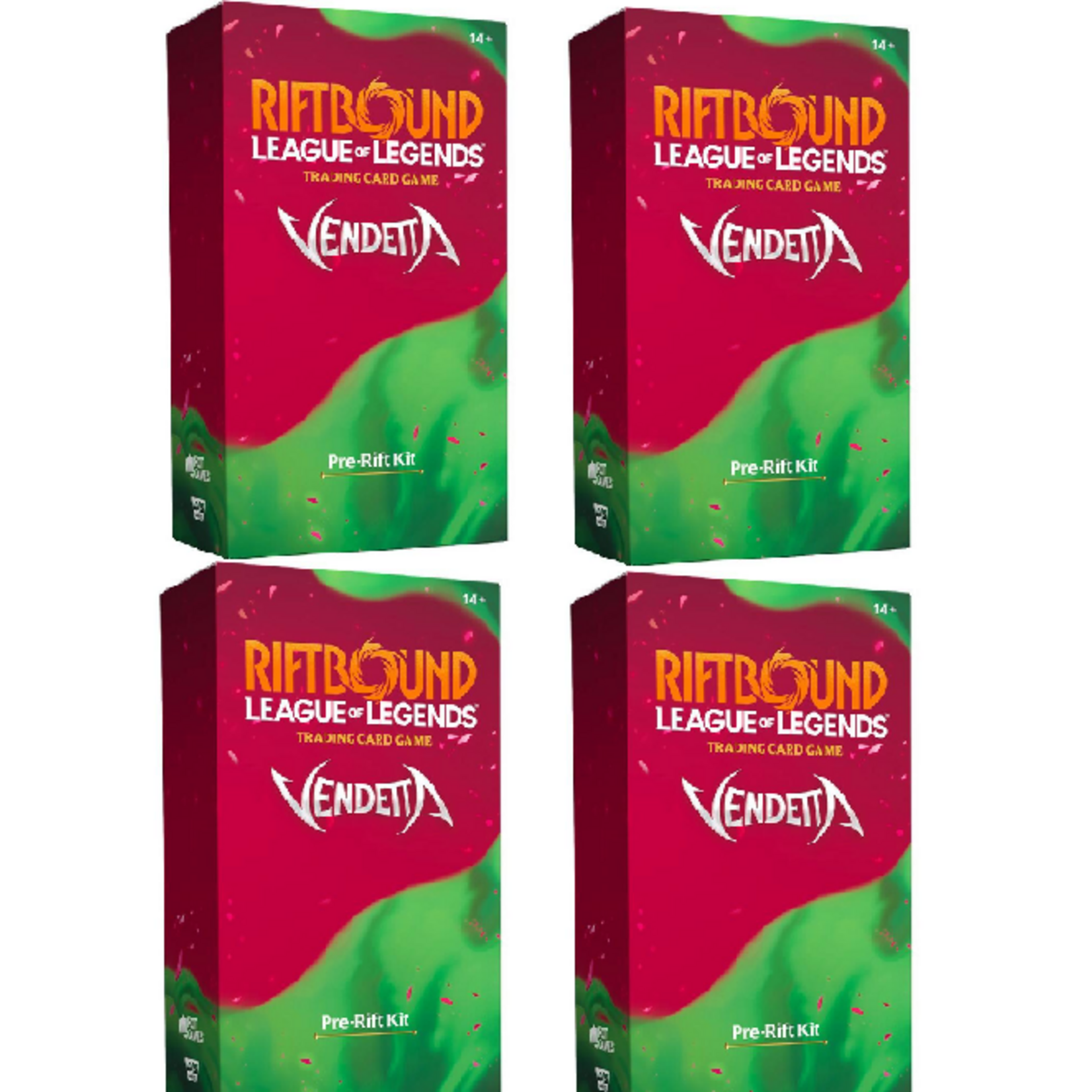 UVS Games Riftbound TCG: Vendetta - Pre-Rift Kit Bundle (Kit x4)