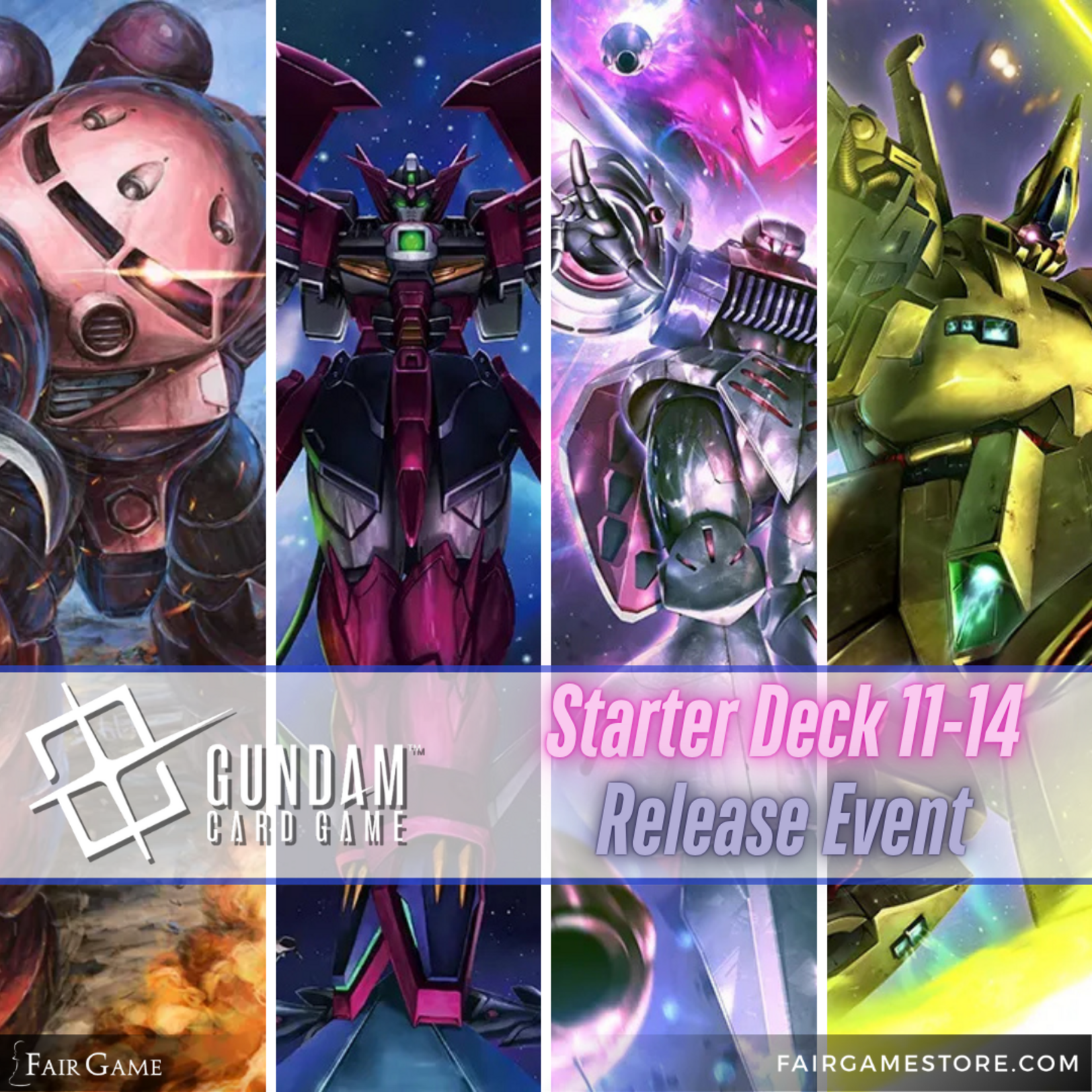 Admission: Gundam TCG - ST11-14 Release Event: Downers Grove (Saturday, 9/26, 5:30pm)