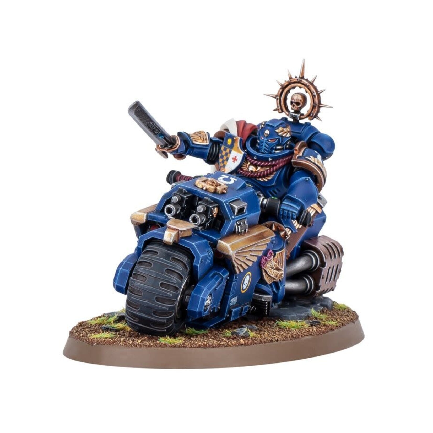 Games Workshop Warhammer 40k: Space Marines - Captain on Bike