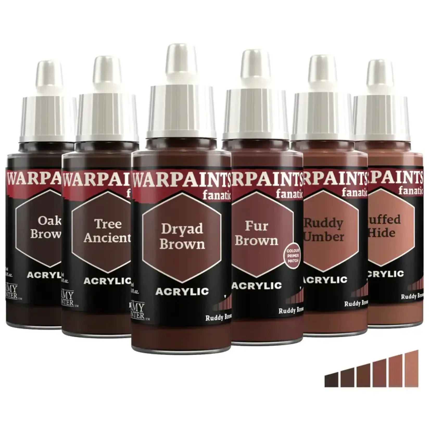 The Army Painter The Army Painter: Warpaint Fanatic - Flexible Triad Bundle: Ruddy Browns