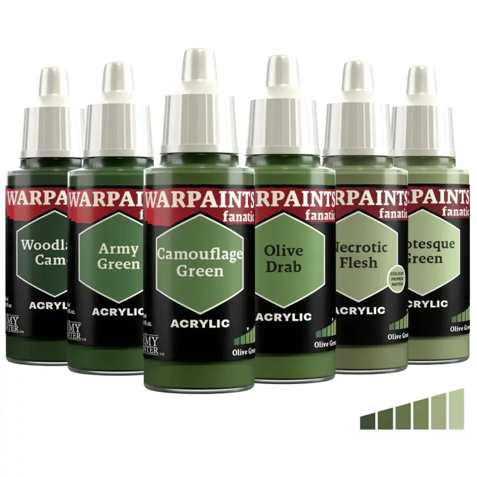The Army Painter The Army Painter: Warpaint Fanatic - Flexible Triad Bundle: Olive Greens