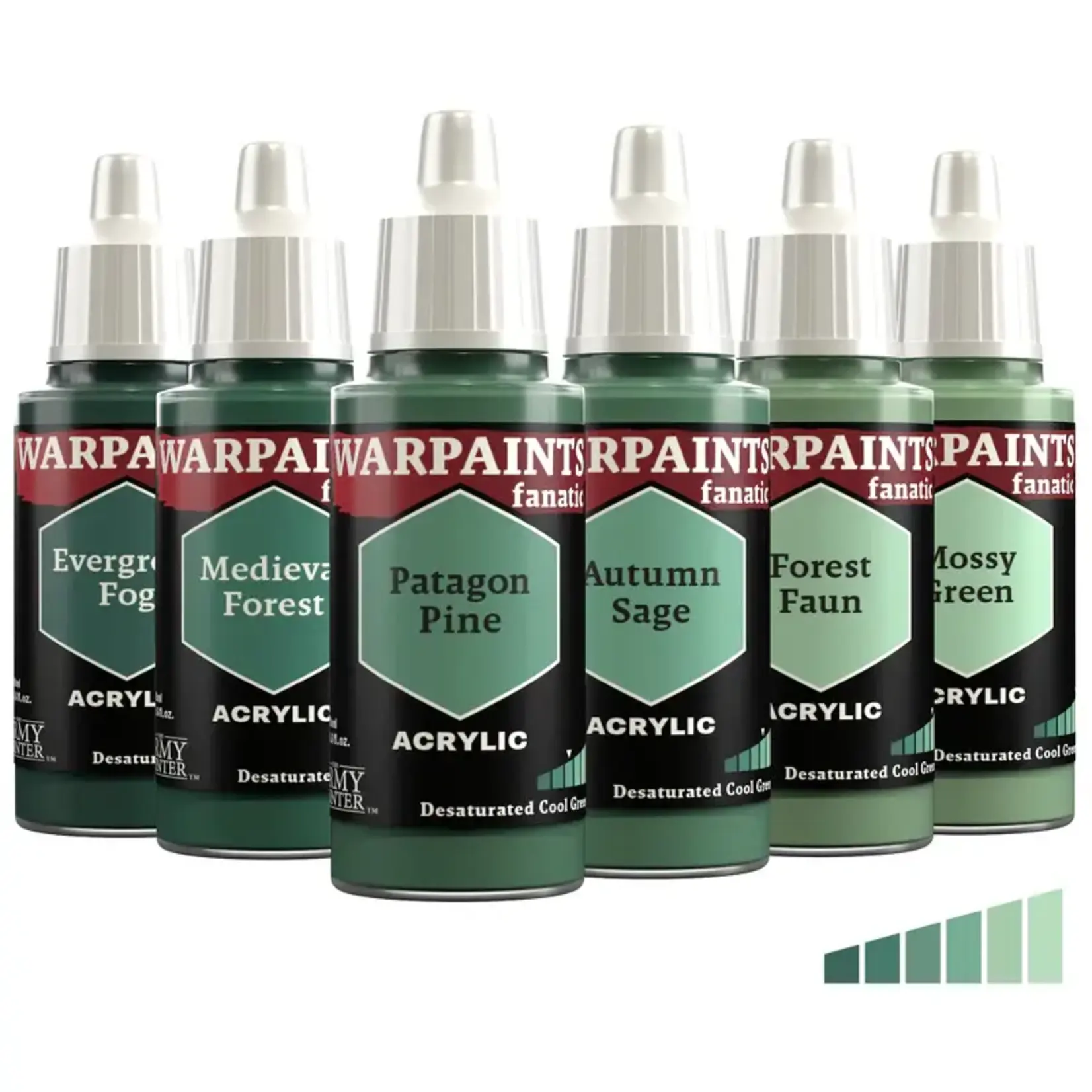 The Army Painter The Army Painter: Warpaint Fanatic - Flexible Triad Bundle: Desaturated Cool Greens