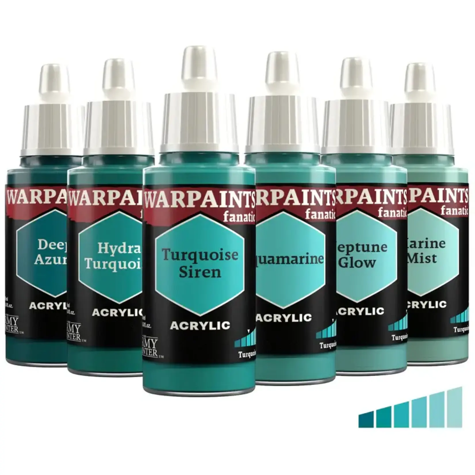 The Army Painter The Army Painter: Warpaint Fanatic - Flexible Triad Bundle: Turquoises