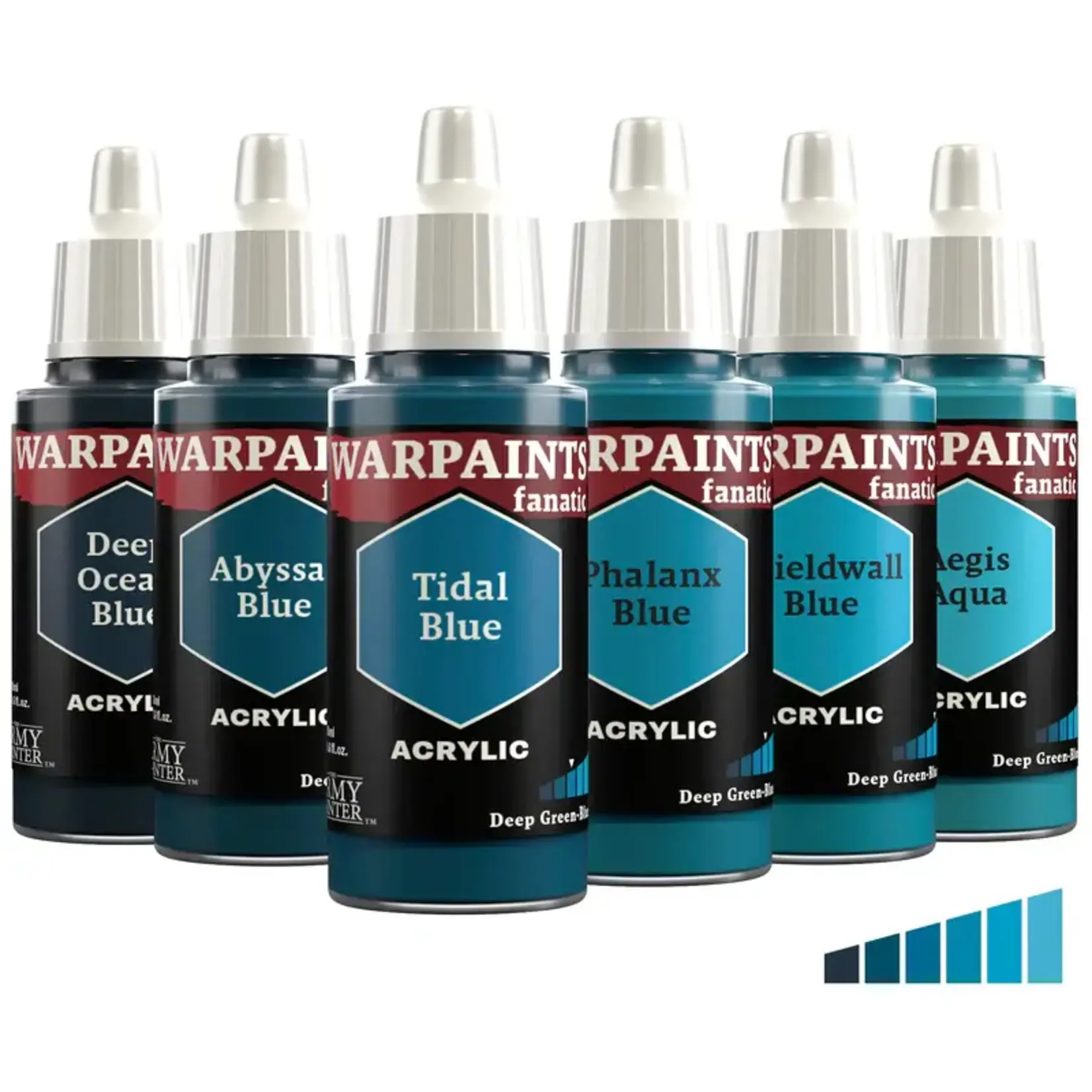 The Army Painter The Army Painter: Warpaint Fanatic - Flexible Triad Bundle: Deep Green-Blues
