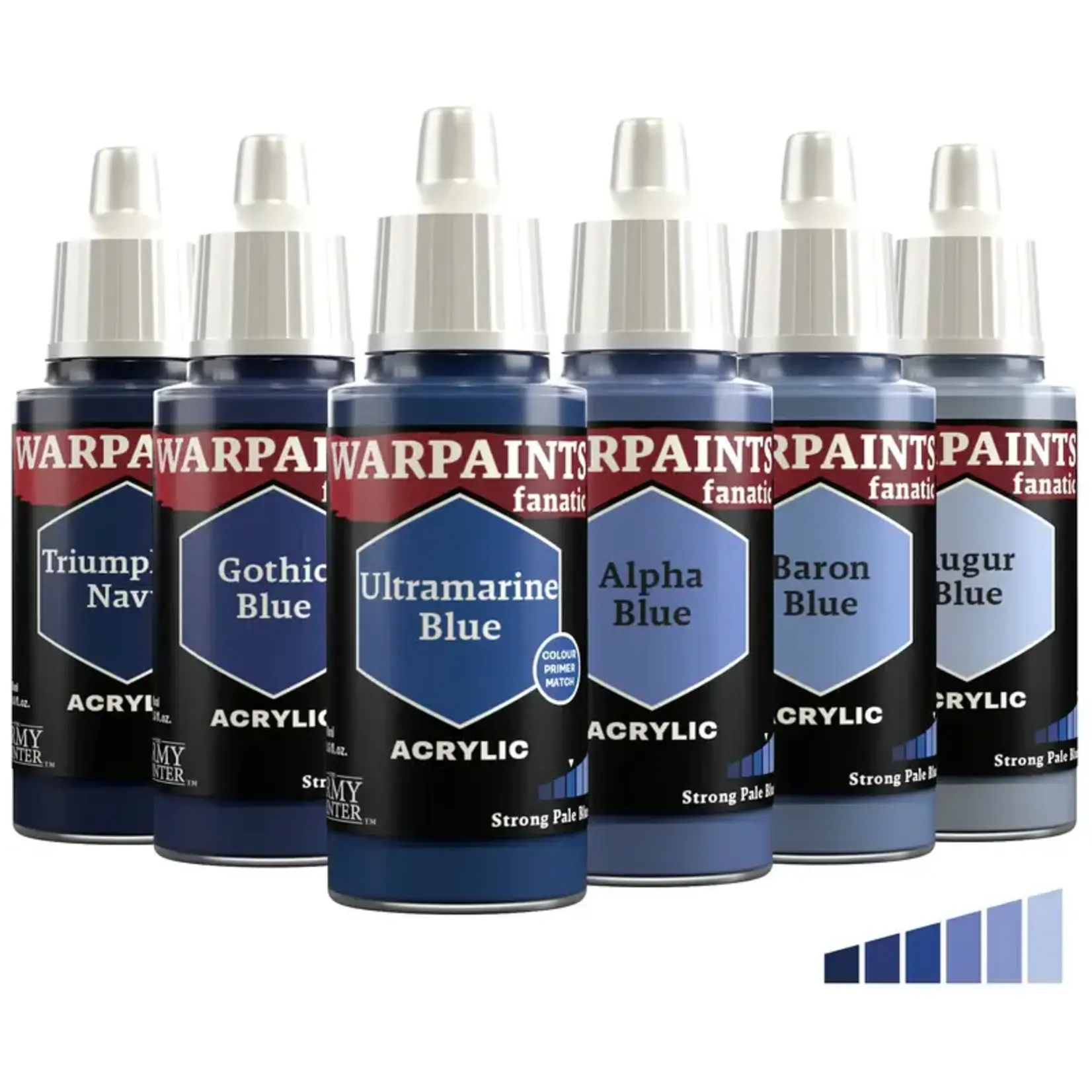 The Army Painter The Army Painter: Warpaint Fanatic - Flexible Triad Bundle: Strong Pale Blues