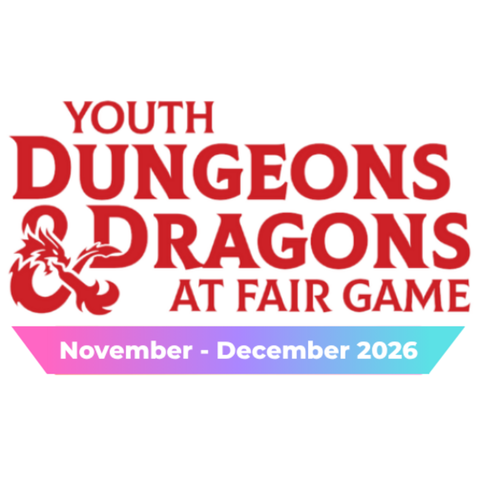 Fair Game YDND Nov/Dec 2026: SATURDAY - Group GS2 Geneva 1-3 PM CST (Ages 10-15)