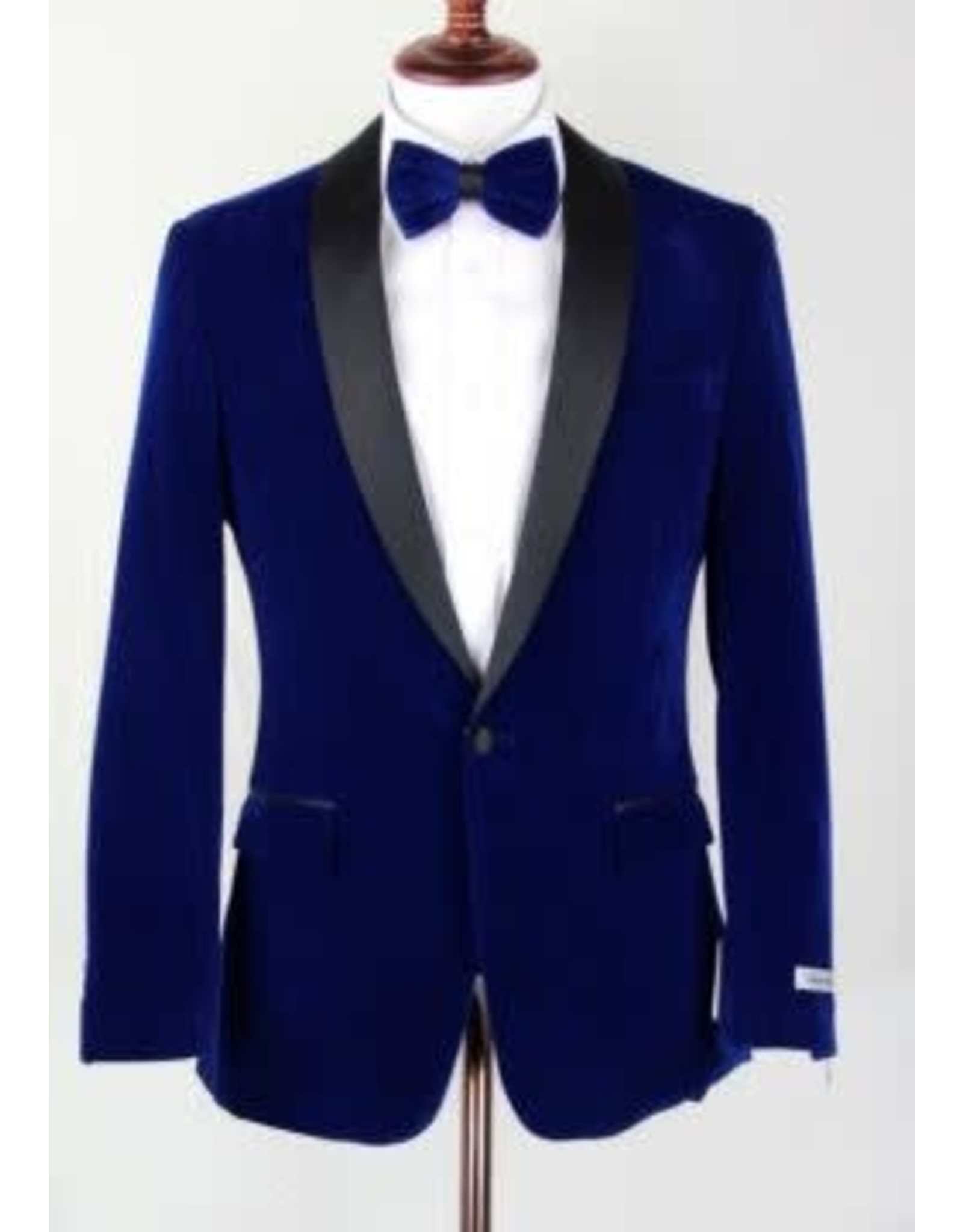 Needle & Stitch Needle & Stitch Velvet Blazer 33/Royal Threads Menswear