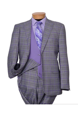 Falcone Falcone Vested Suit - 9420 Lavender/Black