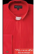 Daniel Ellissa Tab Collar Clergy Shirt -  Red