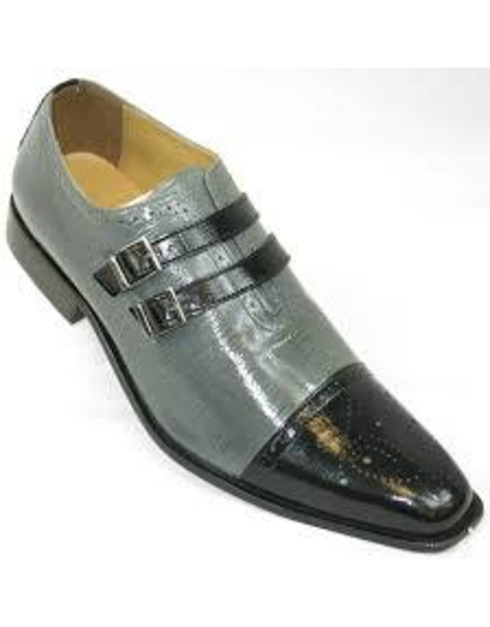 Liberty Dress Shoe 1048 Black/Gray Threads Menswear