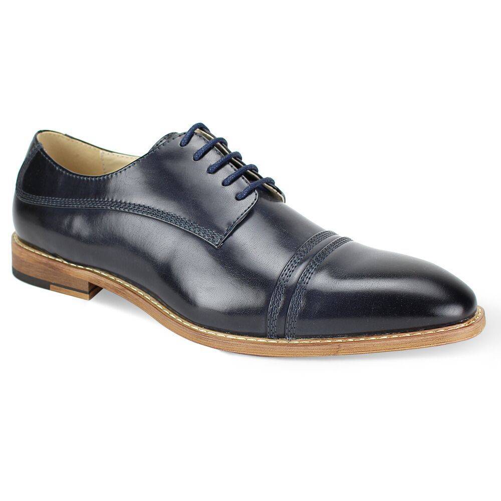 Antonio Cerrelli 6736 Dress Shoe - Navy Blue - Threads Menswear