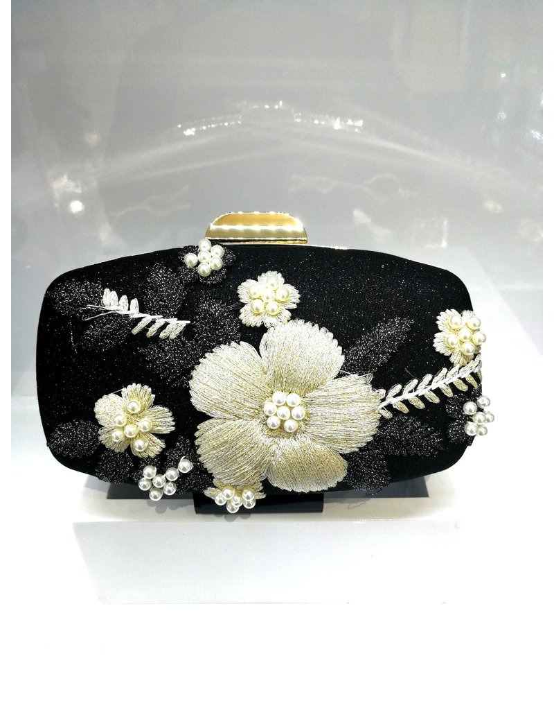 40241222 -  Black, CrÃ¨me Clutch Bag