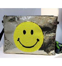 40241239 - Gold Smiley Clutch Bag