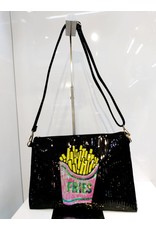 40241297 - Fries Small Black Clutch Bag