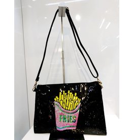 40241297 - Fries Small Black Clutch Bag