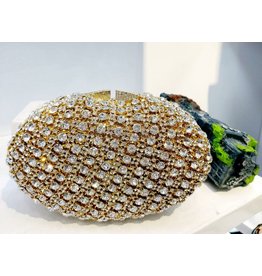 40241312 - Gold Diamond Clutch Bag