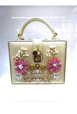 40241327 - Gold Box Clutch Bag