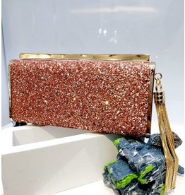 40241409 - Rose Gold Clutch Bag