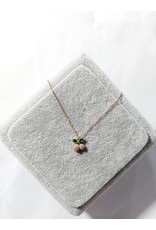 Scb0061 - Rose Gold Green  Short Chain