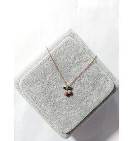Scb0061 - Rose Gold Green  Short Chain