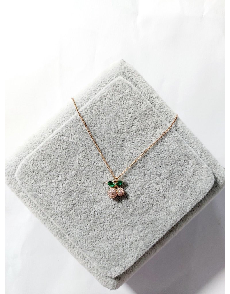 Scb0061 - Rose Gold Green  Short Chain