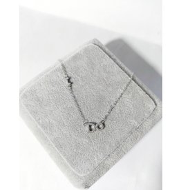 Scb0102 - Silver - "I Do" Short Chain