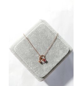 Scb0110 - Rose Gold - Rings Short Chain