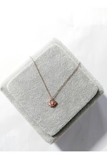 Scb0119 - Rose Gold Sterling Silver  Short Chain